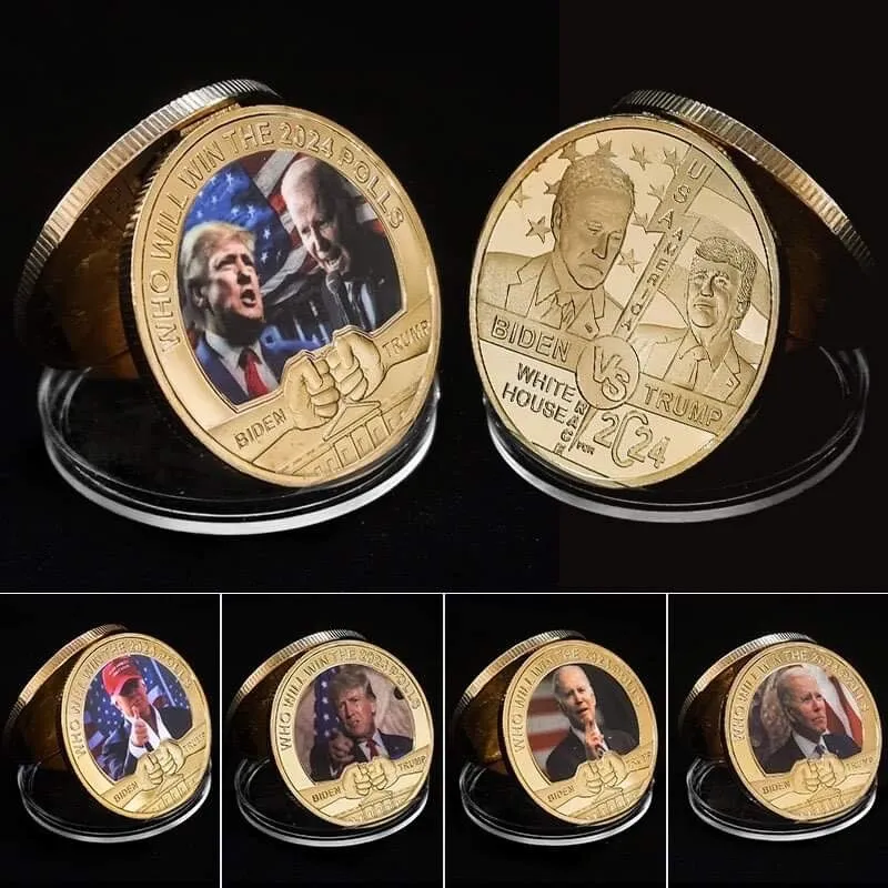 Trump + Biden Election Coin Set